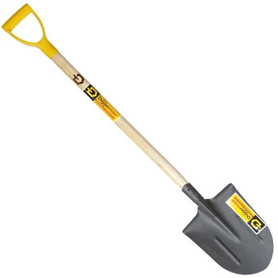 Лопата из рельсовой стали штыковая универсальная с черенком и ручкой (Diggermaer)