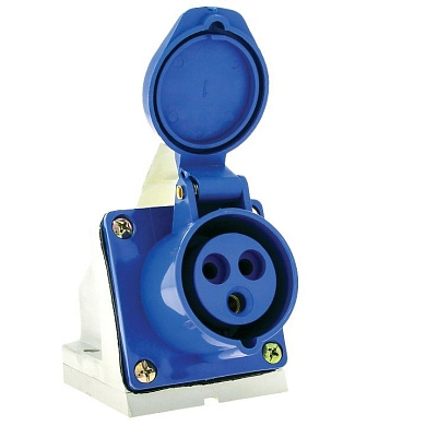 Розетка стационарная наружная (220В 16А 2Р+РЕ IP44) ps-113-16-220 EKF PROxima