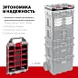 Органайзер пластиковый, с 15 регулируемыми ячейками, 242х388х78мм,10, STACKNROLL (38408) Keter фото3