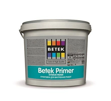 Грунтовка для внутренних работ BETEK PRIMER 15.0 л