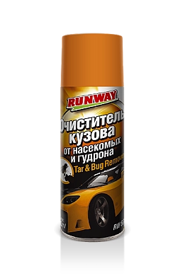 Очиститель кузова от насекомых и гудрона 450мл аэрозоль (RW6089) RUNWAY