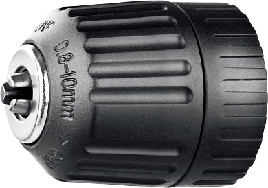 Патрон сверлильный быстрозажимной, 0.8-10мм, посад. рез. 3/8", пласт. корп. (29052-10-3/8) STAYER