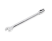 Ключ комбинированный торцевой шарнирный удлиненный, 8х8мм, хром. (121253) HORTZ