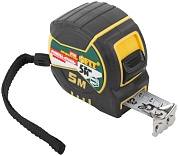 Рулетка 5м/25мм, нейлон. покр., магн., прорез. корпус, калибр.полотно II класс "Гранд" (F_17326) FIT