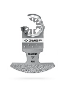 Полотно с алмазным зерном Р60:керамика, мрамор, стекло, кирпич, 70x1.6мм DIAMOND (15585-70-1.6) ЗУБР