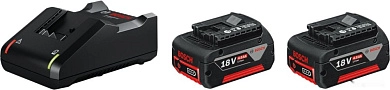 Аккумулятор 18В 2шт 4.0 А/ч Li-ion GBA 18V + ЗУ GAL 18V-40 (1 600 A01 9S0) BOSCH