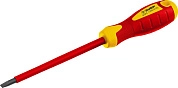 Отвертка " - ", диэлектр., SL5,5x125мм, Cr-V "ПРОФИ ЭЛЕКТРИК" (25261-5.5-125_z01) ЗУБР