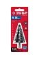 Сверло ступенчатое 9-36мм HSS, 10ступ., по сталям и цвет. мет., хвост. 1/4" (29665-9-36-10_z01) ЗУБР фото3