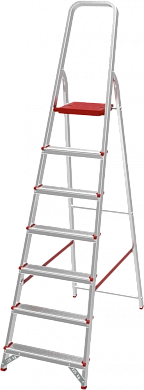 Лестница-стремянка алюм. профес. NV3110 (7 ступ. 147/219см, 7.2кг) Новая высота