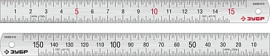 Линейка металлическая 150мм, нерж., усиленная "Про-15" (34280-015) ЗУБР