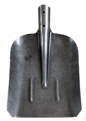 Лопата совковая со скругленным бортом из рельсовой стали (прокатный лист) ПЗИ