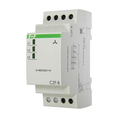 Реле контроля фаз CZF-B (3х400 55В 1NO) EA04.001.002 Евроавтоматика ФИФ