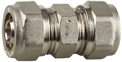 Муфта соединительная, цанга-цанга, 16х2,0, никель (51400-16) ЗУБР