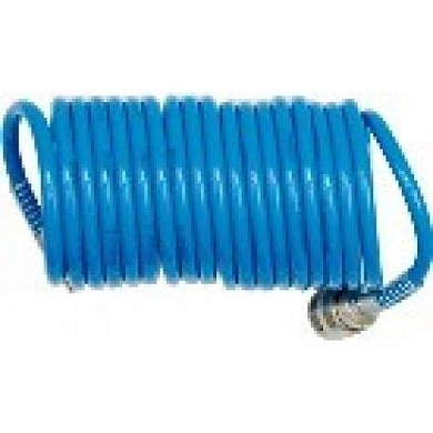 Шланг спиральный для воздуха с фитингами 8х12мм 10м (PU)(HD-1080) H-D