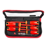 Набор диэлектрических отверток НИО-2206-S серия ПРОФИ (88925) КВТ