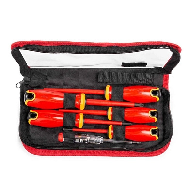 Набор диэлектрических отверток НИО-2206-S серия ПРОФИ (88925) КВТ