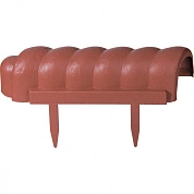 Бордюр "Волнистый", 7х350 см, терракот (65045) PALISAD