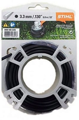 Косильная струна ?3,3мм 7,6м (круглая) 0000 930 2219 STIHL