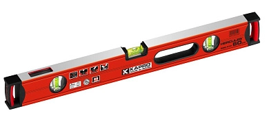 Уровень строительный Hercules 60см, (0,5мм/м, 3 колбы), быт., (986-41-60) KAPRO