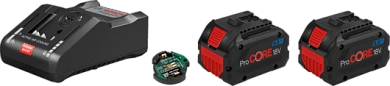 Аккумулятор 18В 2шт 8.0 А/ч Li-ion GBA 18V ProCore + ЗУ GAL 18V-160 (1 600 A01 6GP) BOSCH