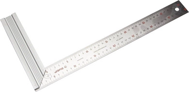 Угольник столярный цельнометаллический 400мм/37мм, быт. (34394-40) ЗУБР