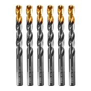 Сверло по металлу 12 мм, HSS-TiN, Golden Tip, 6 шт. (717224) DENZEL