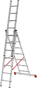 Лестница алюм. 3-х секц. 338/555/814см   3х13ступ., 21,8кг Новая высота NV 323 (3230313), проф.,