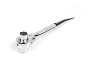 Ключ коликовый торцевой трещоточный 14х17мм, хром (121326) HORTZ