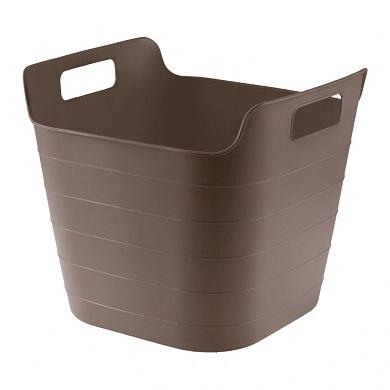 Ведро гибкое сверхпрочное, 26 л, коричневое (67509) СИБРТЕХ