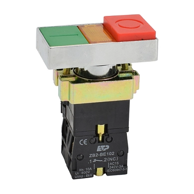 Кнопка LAY5-ВW8365 старт-стоп с индикатором 14106 ETP