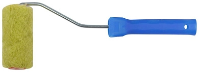 Валик меховой 100мм/6мм, туба 28мм, ворс 12мм, зеленый, полиакрил (F_02631) FIT