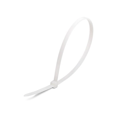 Стяжка нейлоновая КСС «Grizzly» 5х400 (бел) (100шт) (79395) КВТ