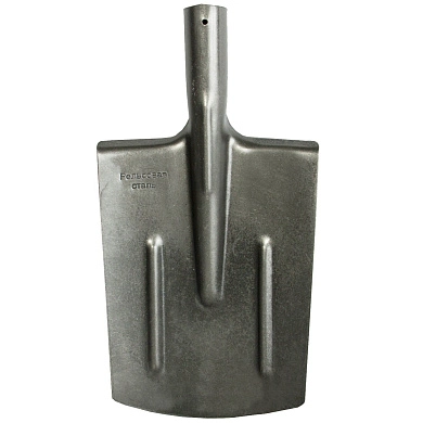 Лопата штыковая прямоугольная прямая прокатный лист из рельсовой стали ПЗИ