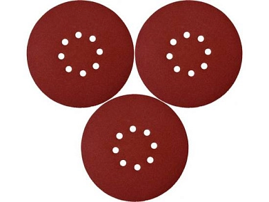 Круг шлифовальный д=180 мм, 8 отв., зерно 100, 3шт. (YT-83463) YATO