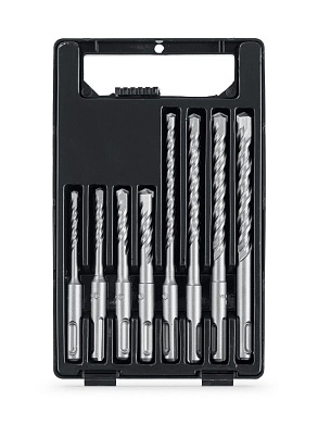 Набор сверл SDS-plus, 8шт.: 5/6/8/10 х 110, 6/8/10/12 х 160 мм (29312-H8_z01) СИБИН