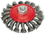 Щетка дисковая (коса) d=100мм/М14, конич. (06977) VOREL