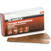 Гвозди финишные (шпильки) 23GA для пн. нейлера финиш. диам. 0,64мм, дл. 12мм, 5000шт (57669) MATRIX