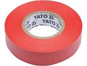 Изолента ПВХ, 15мм х 20м х 0,13мм, красная (YT-81592) YATO