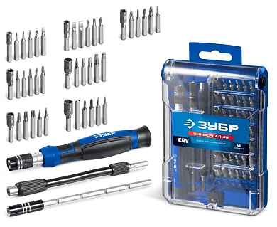 Набор для точных работ, 45пр. "Универсал-45" (25649) ЗУБР