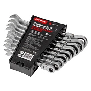 Набор ключей комбинир. 8-19мм, с шарнир. трещоткой, 9пр. (P-51092F) PATRON