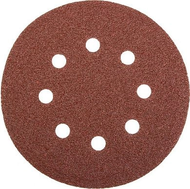 Круг шлифовальный д=115 мм, 8 отв., зерно 60, велкро осн., 5 шт. "MASTER" (35450-115-060) STAYER