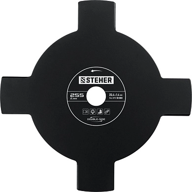 Нож для триммера 255мм 4T "TB-4" (75135) STEHER