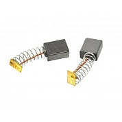 Комплект угольных щеток 6,2х11х13,5мм пружина, пятак (2шт.)(G85308) GEKO