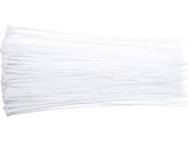 Хомут 2,5х80мм нейлон (белый) (100шт) (73881) VOREL