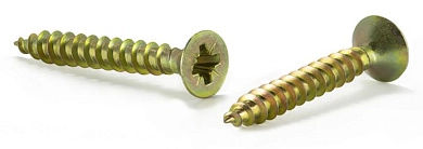 Саморез универсальный 4,0х60 мм (стандарт. шаг007, желтый цинк уп. 250 шт.)