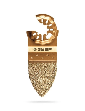 Полотоно CARBIDE ВК8 Р40 35x42мм дельтовид. с тв. крошк.: керам., кирпич, пенобет. (15582-P40) ЗУБР