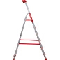 Лестница-стремянка алюм. проф. с лотком органайзером NV3150 (6 ступ. 125/198см, 5.4кг) Новая высота фото2