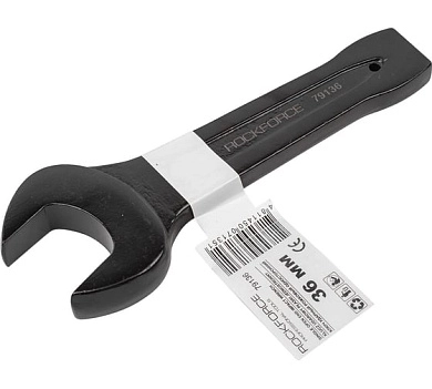 Ключ рожковый ударный односторонний 36мм, L=210мм (RF-79136) Rockforce