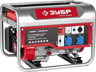 Генератор бензиновый ЗЭСБ-3500, 3500Вт ЗУБР