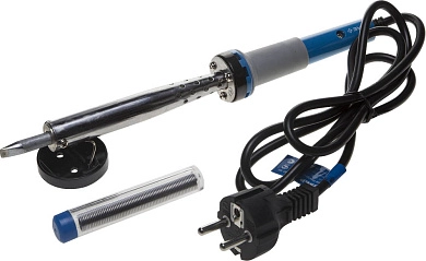 Электропаяльник "ЭКСПЕРТ", 2-комп. рукоятка, жало "ДСС", форма клин, 100Вт (55402-100) ЗУБР